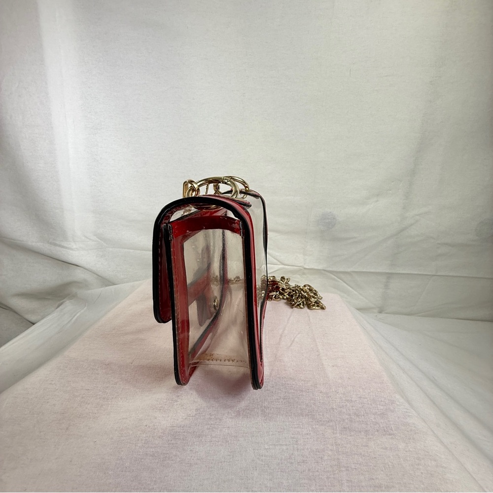 Affordable Fashion Finds Transparent Red Crossbody Bag - Picture 2 of 4